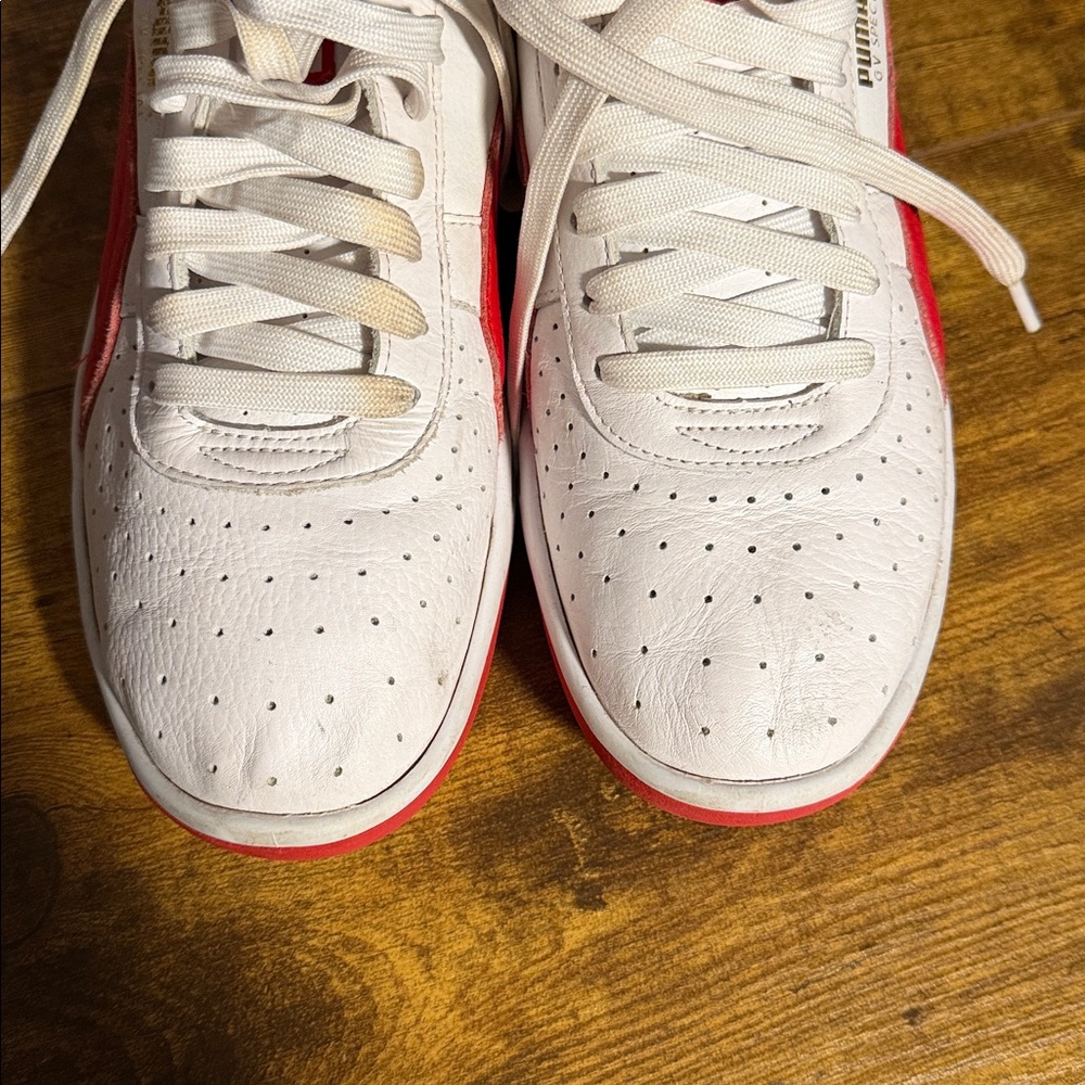 Puma White‎ and Red Athletic Shoes - Picture 7 of 7